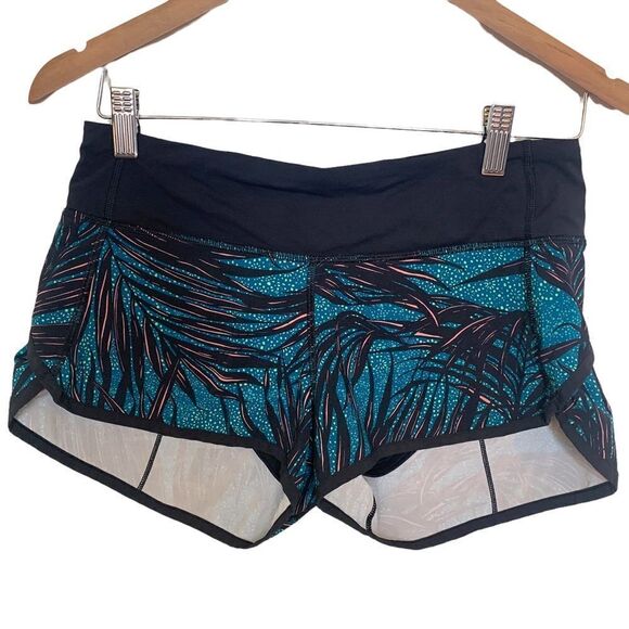 𝅺LULULEMON Speed Shorts-Tofino Lace Palm - Picture 6 of 10